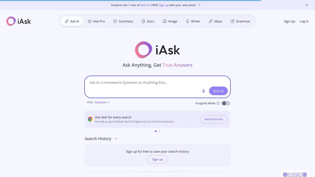 iAsk screenshot