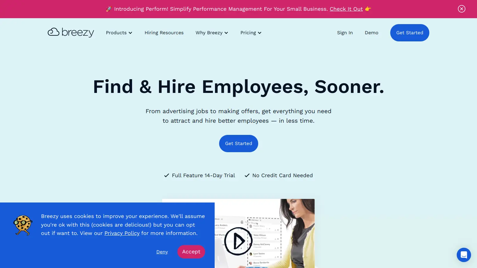 Breezy HR screenshot