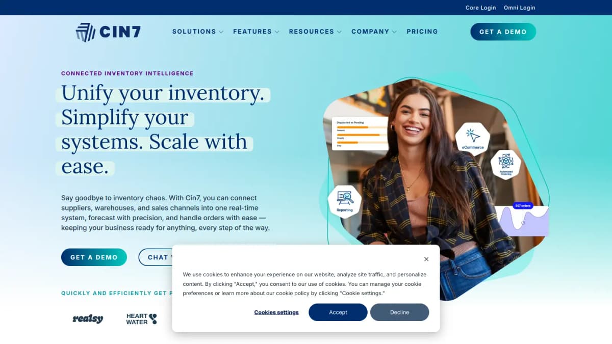 Cin7 Orderhive screenshot