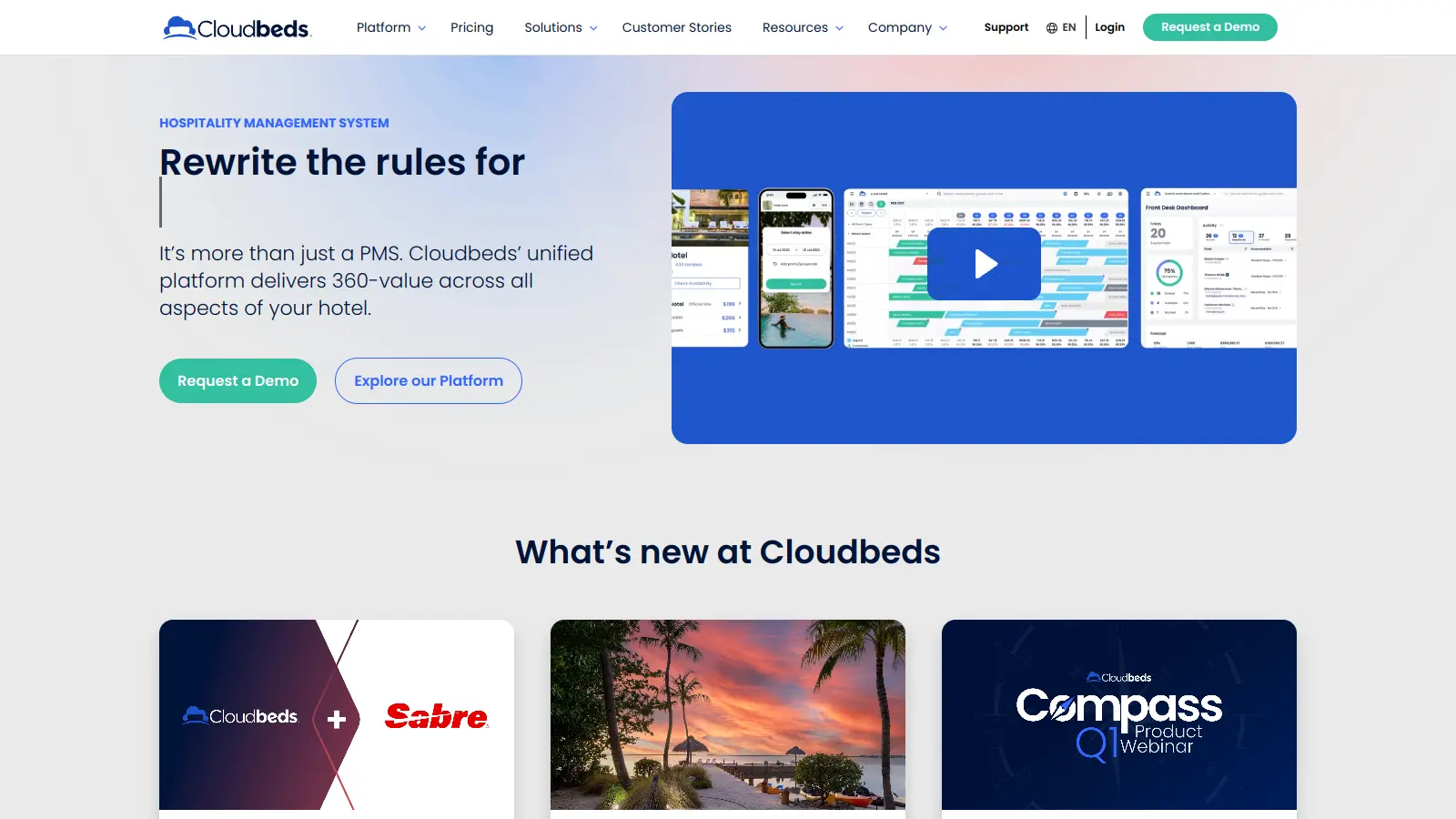 Cloudbeds screenshot