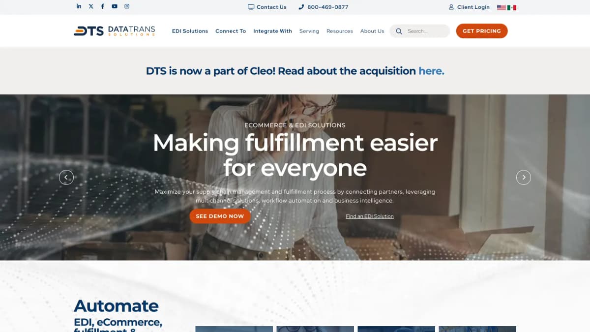 DataTrans Solutions screenshot