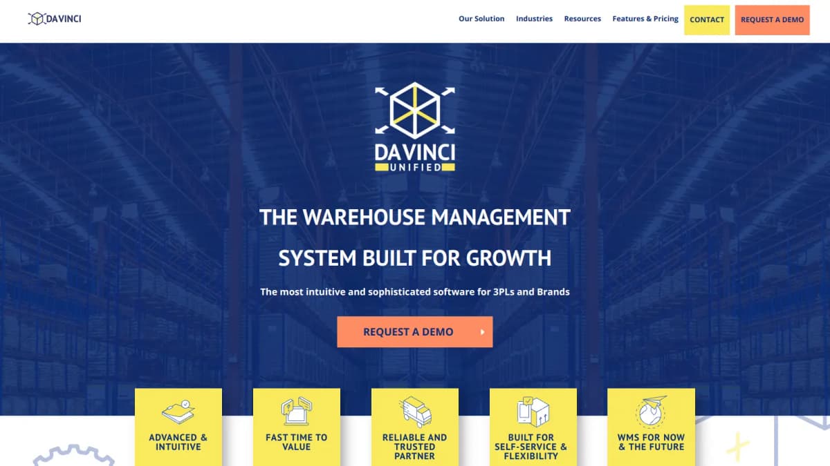DaVinci WMS screenshot