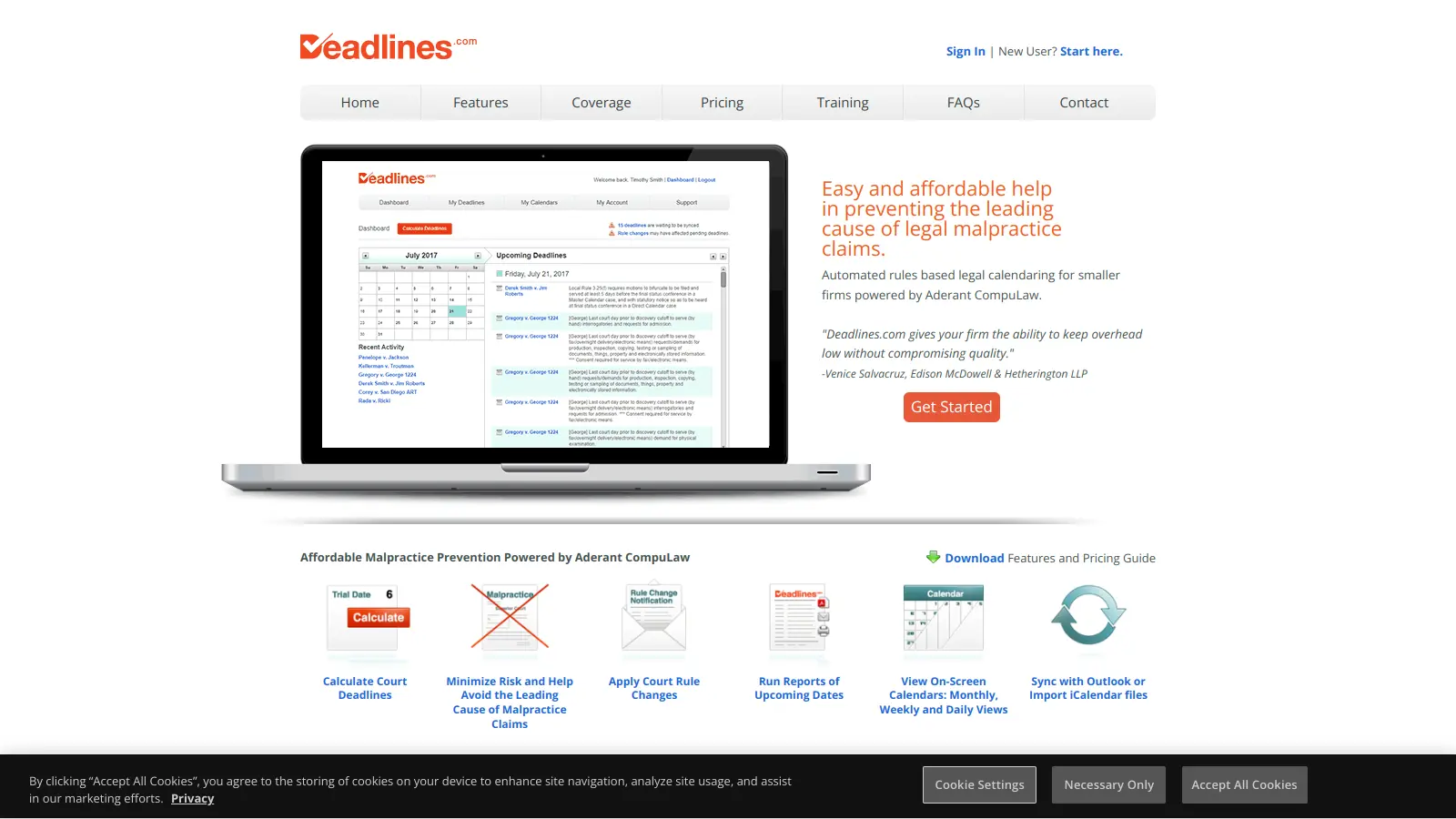 Deadlines screenshot