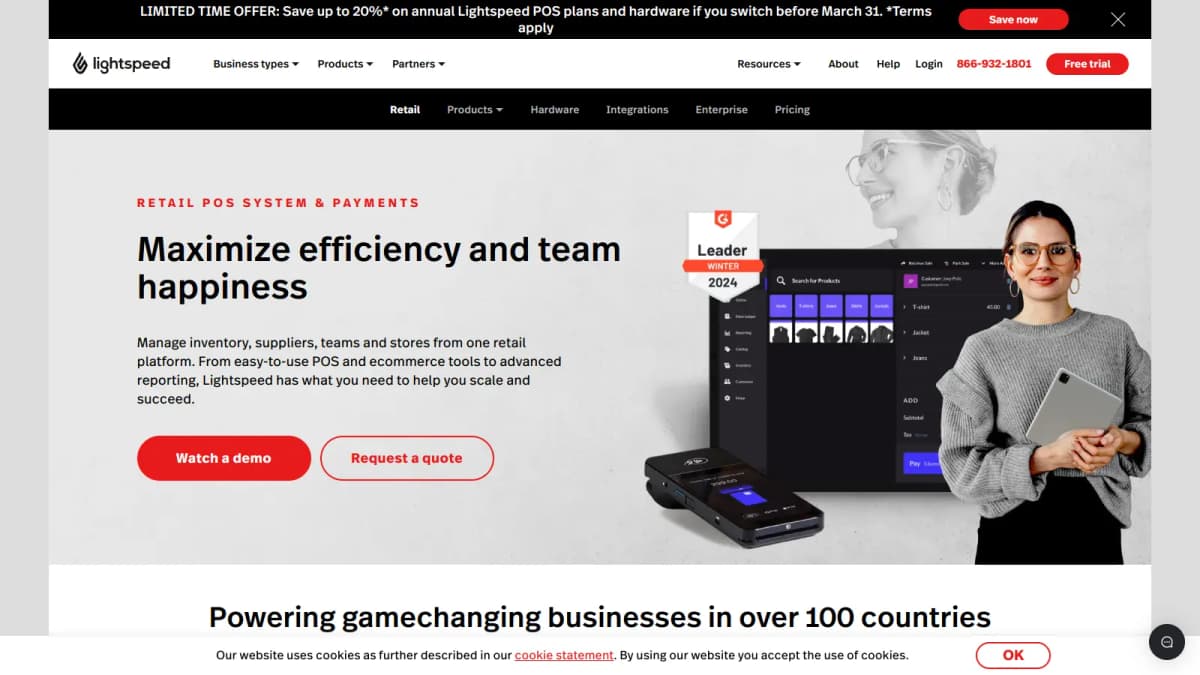 Lightspeed Retail screenshot