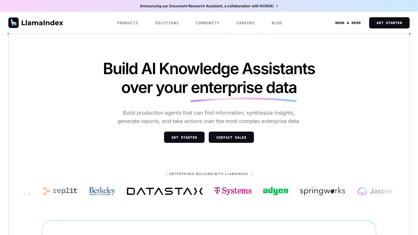 LlamaIndex screenshot