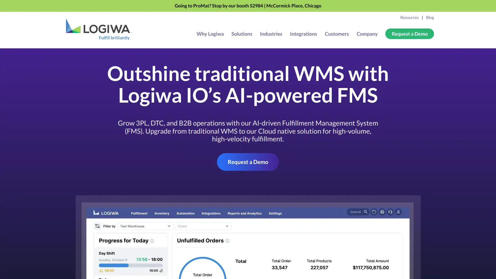 Logiwa screenshot