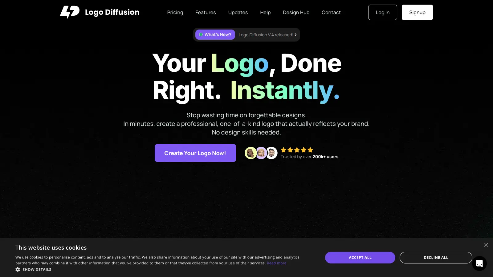 Logo Diffusion screenshot