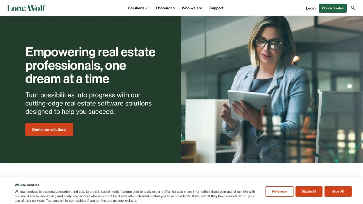 Lone Wolf Technologies. screenshot