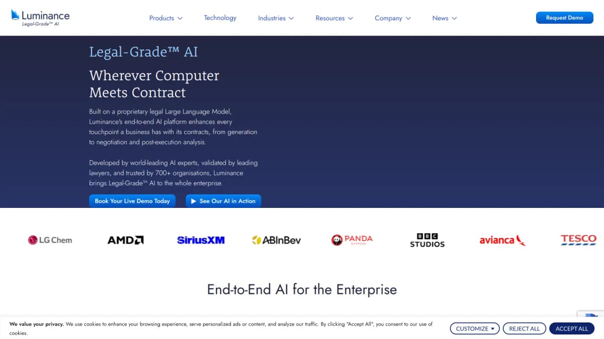 Luminance screenshot