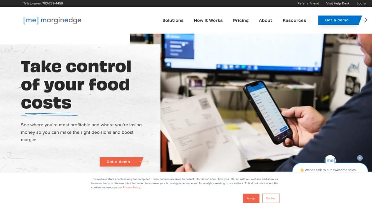 MarginEdge screenshot