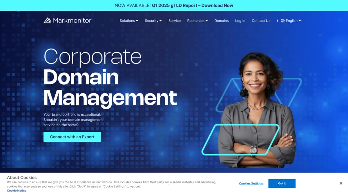 MarkMonitor screenshot