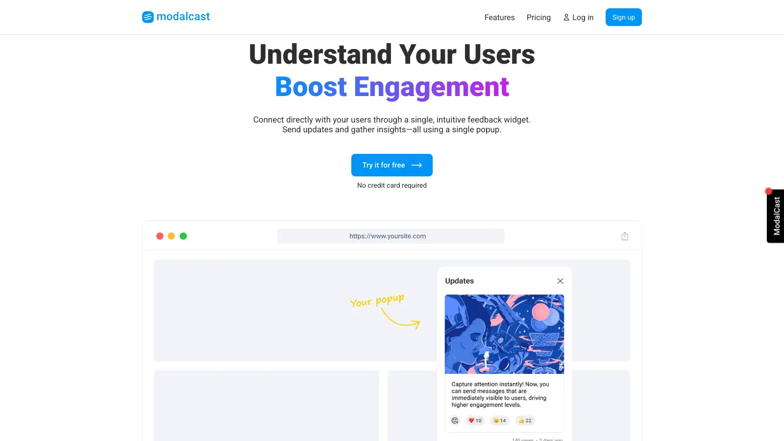 Modalcast screenshot