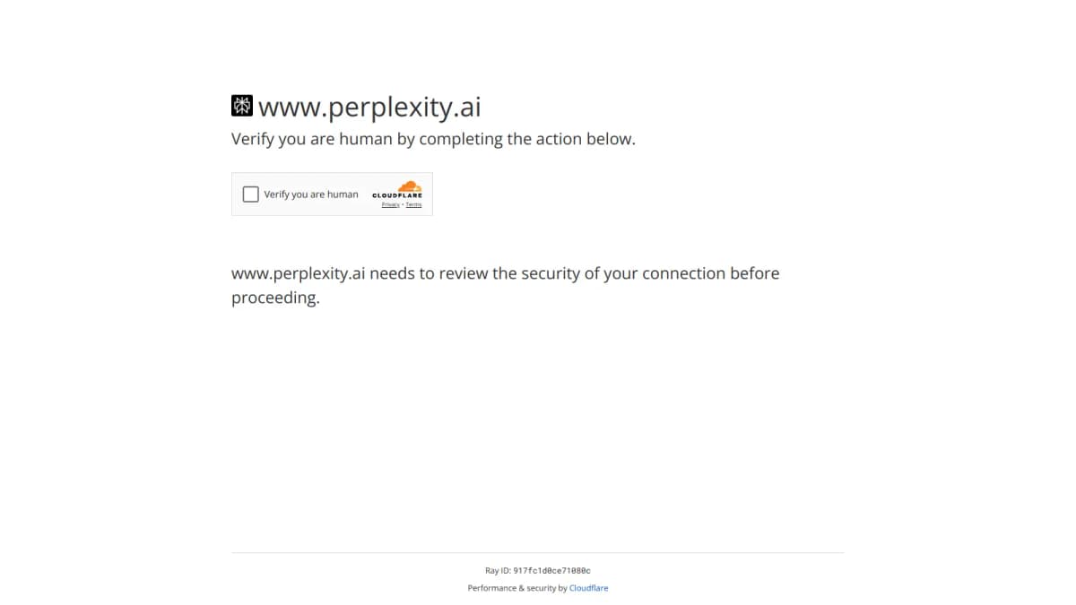 Perplexity screenshot