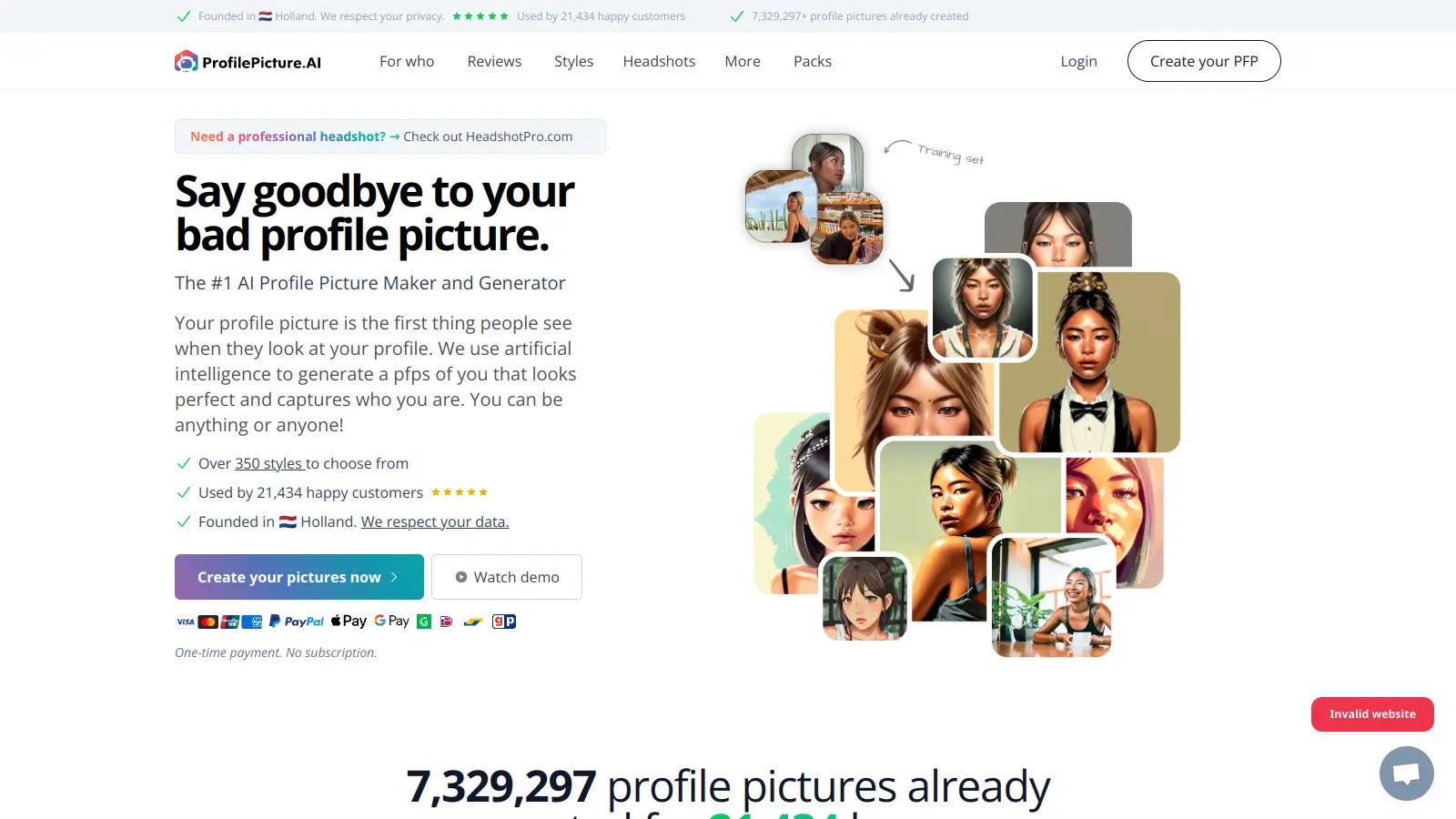 ProfilePicture.ai screenshot