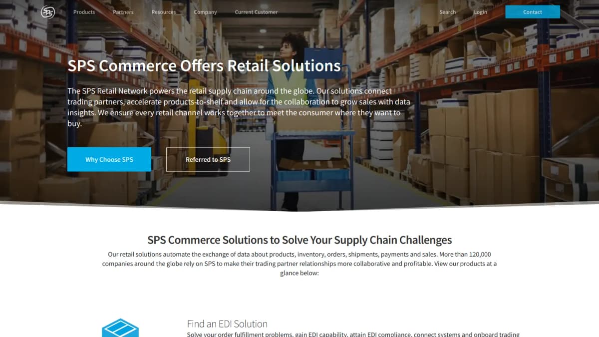 SPS Commerce screenshot