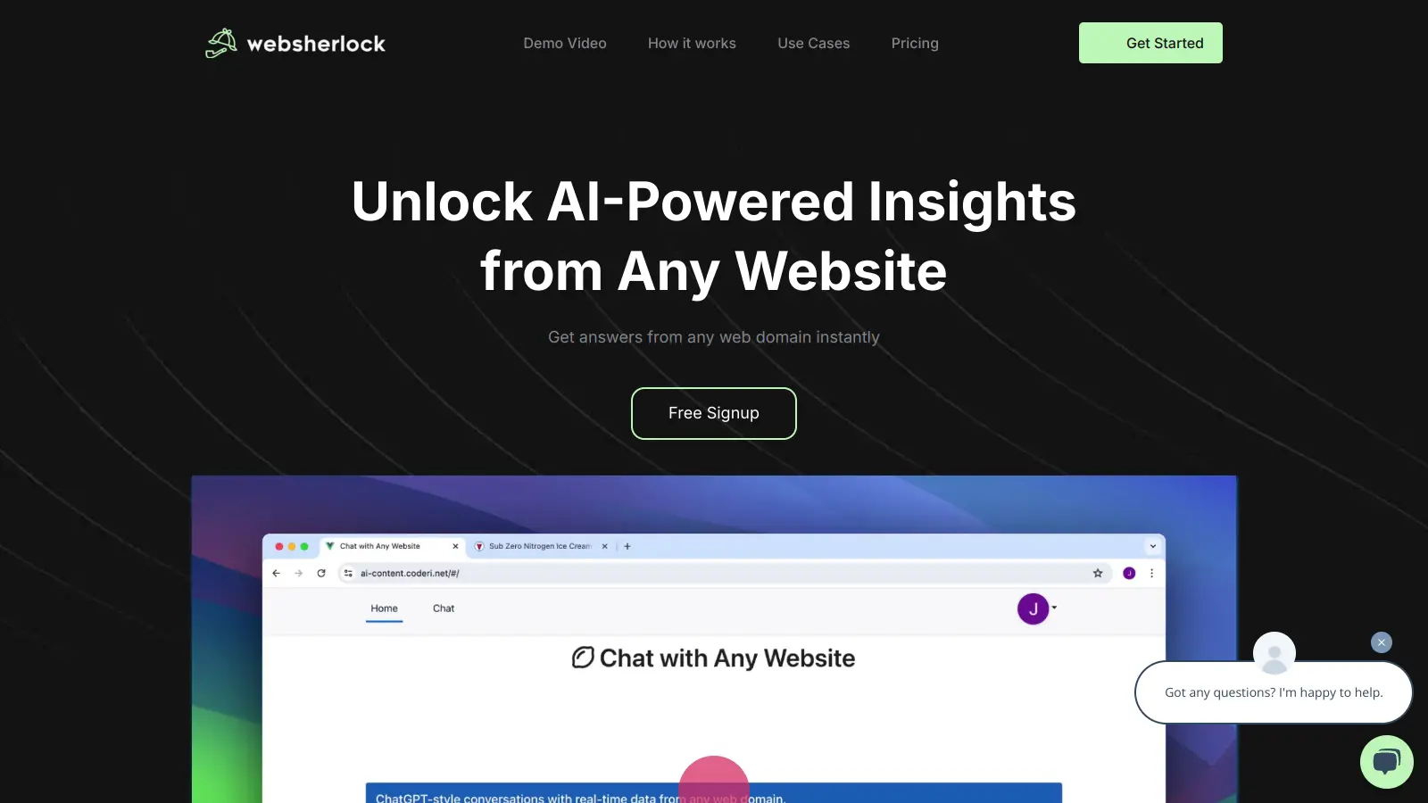 WebSherlock screenshot